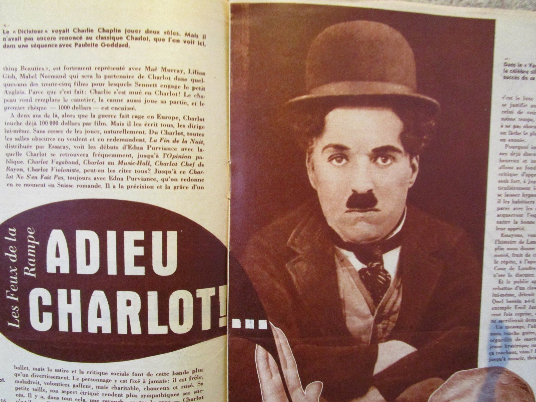 Riviste & Magazine: Adieu Charlot ! – Usato da Matran venduto da madren 3