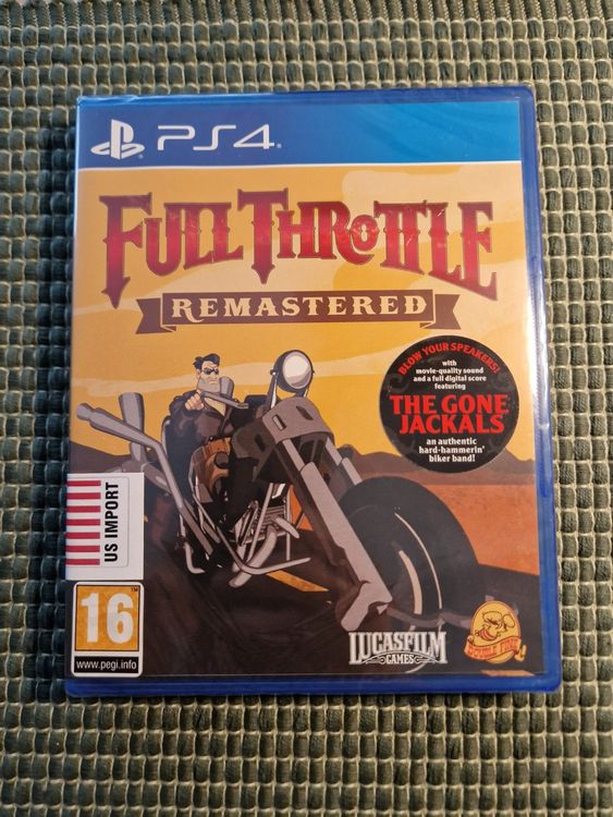 Full Throttle Remastered PS4 Kaufen auf Ricardo