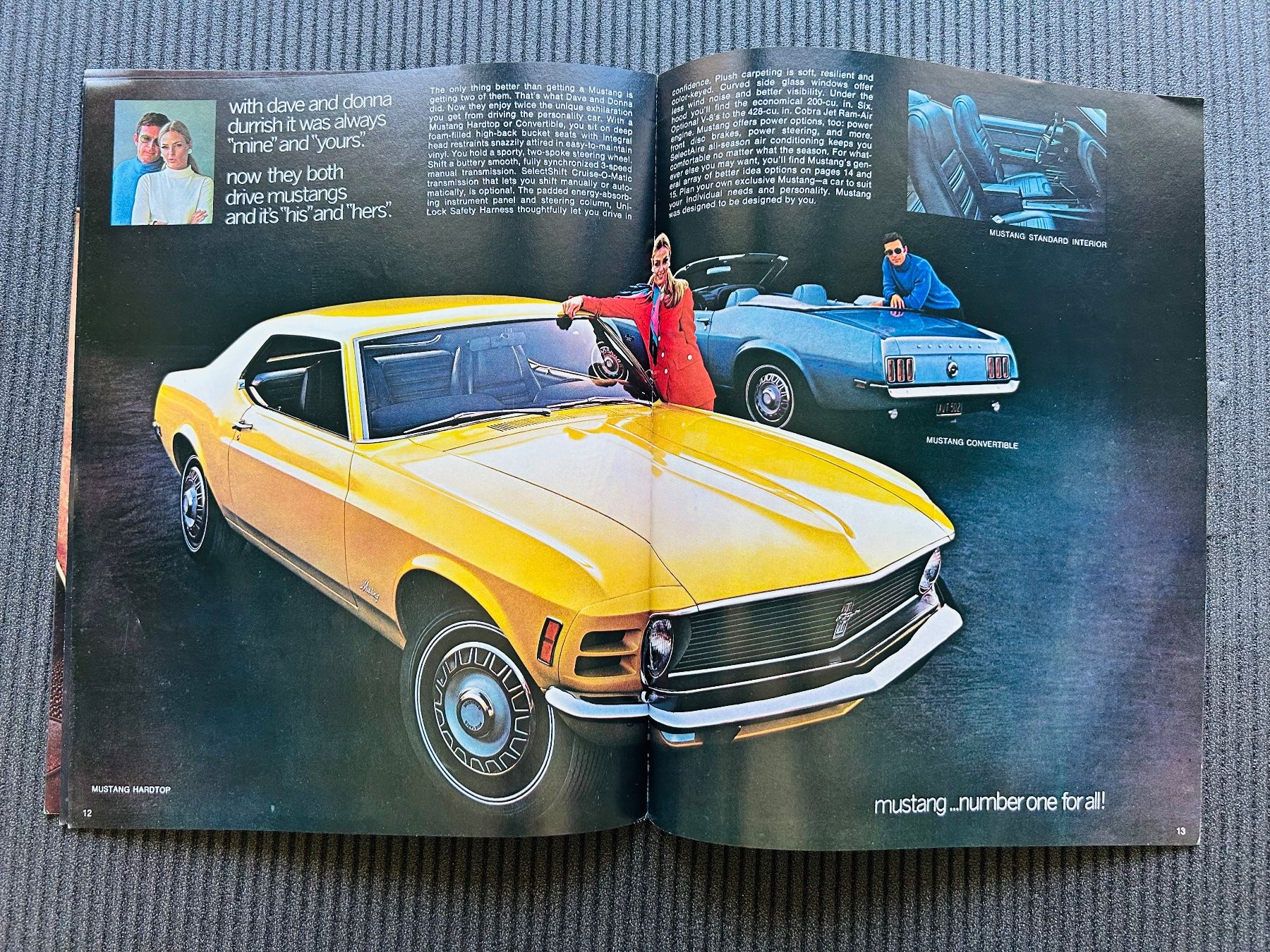 Ford Dokumente: Ford Mustang Original Brochure 1970 – Gebraucht aus Herrliberg von Nomad504 5
