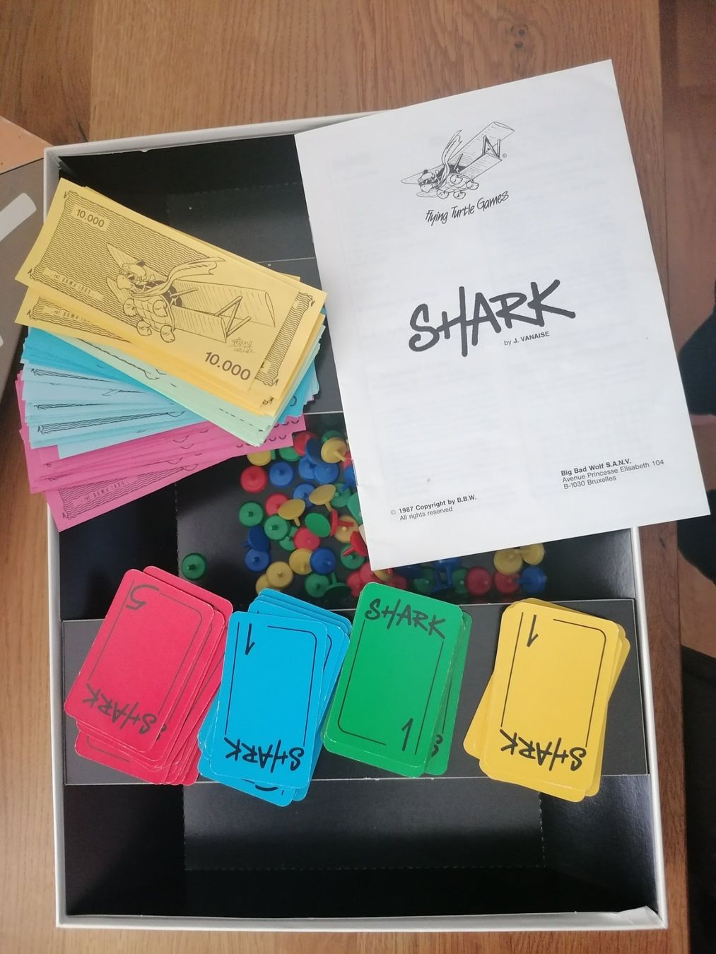 Giochi: Brettspiel Shark -Klassiker von 1987 – Usato da Basel venduto da vintagecollector 1
