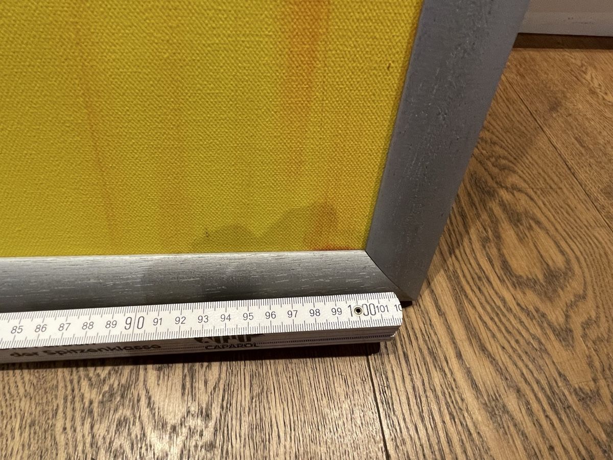 Foto & Immagini: Grosses gemaltes Bild auf Leinwand Blume – Usato da Niederbüren venduto da poschti 2