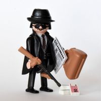 PLAYMOBIL FI?URES 9443 SERIE 14 boys 02 TOMMY GUN BANDIT‪