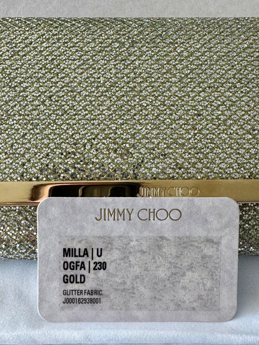 Jimmy Choo Borse da donna: JIMMY CHOO - Milla Clutch gold – Usato da Steinhausen venduto da Cgnzug 1