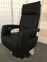Relaxsessel ARUBA Leder schwarz 2motorig