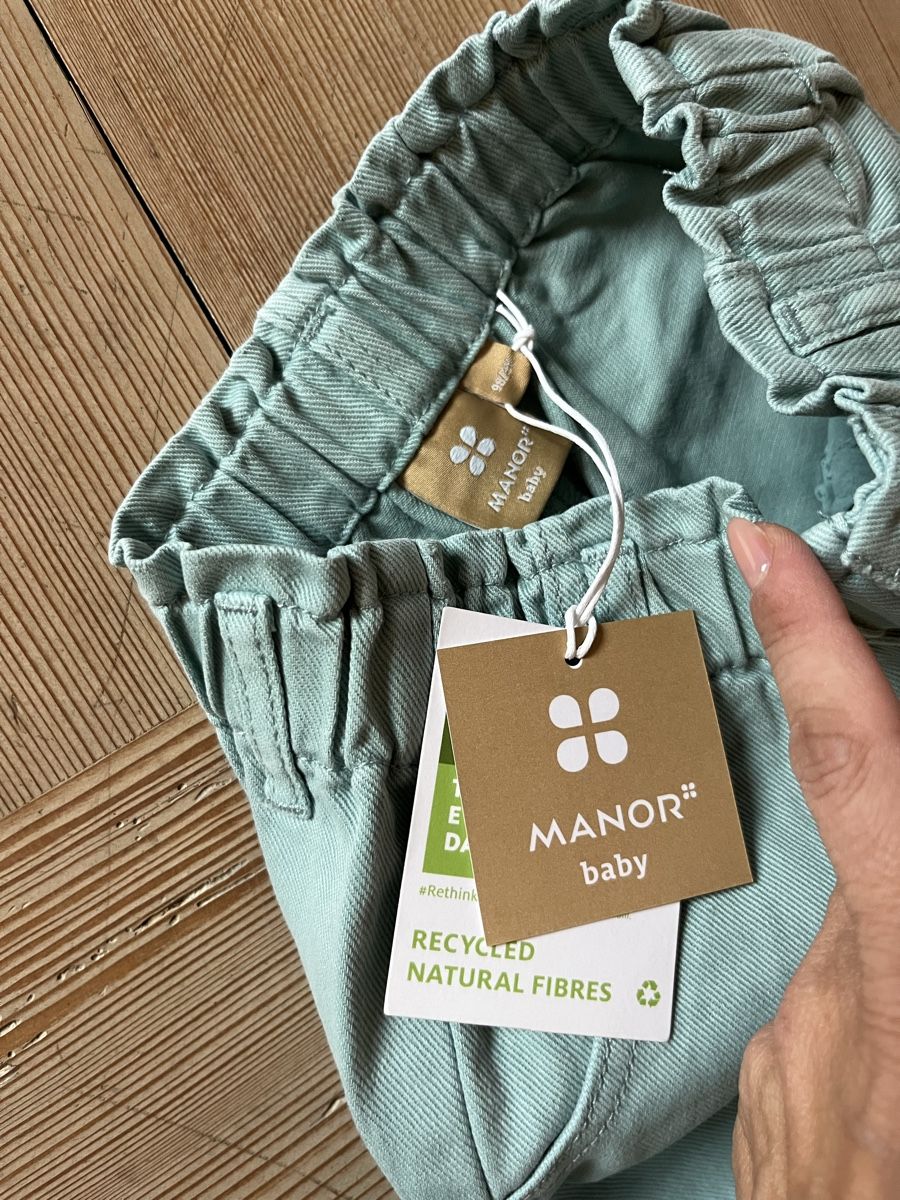 Manor Pantaloni: Mintgrüne Jeans Gr. 98 – Nuovo e nell'imballaggio originale da Horgen venduto da adrigas 2