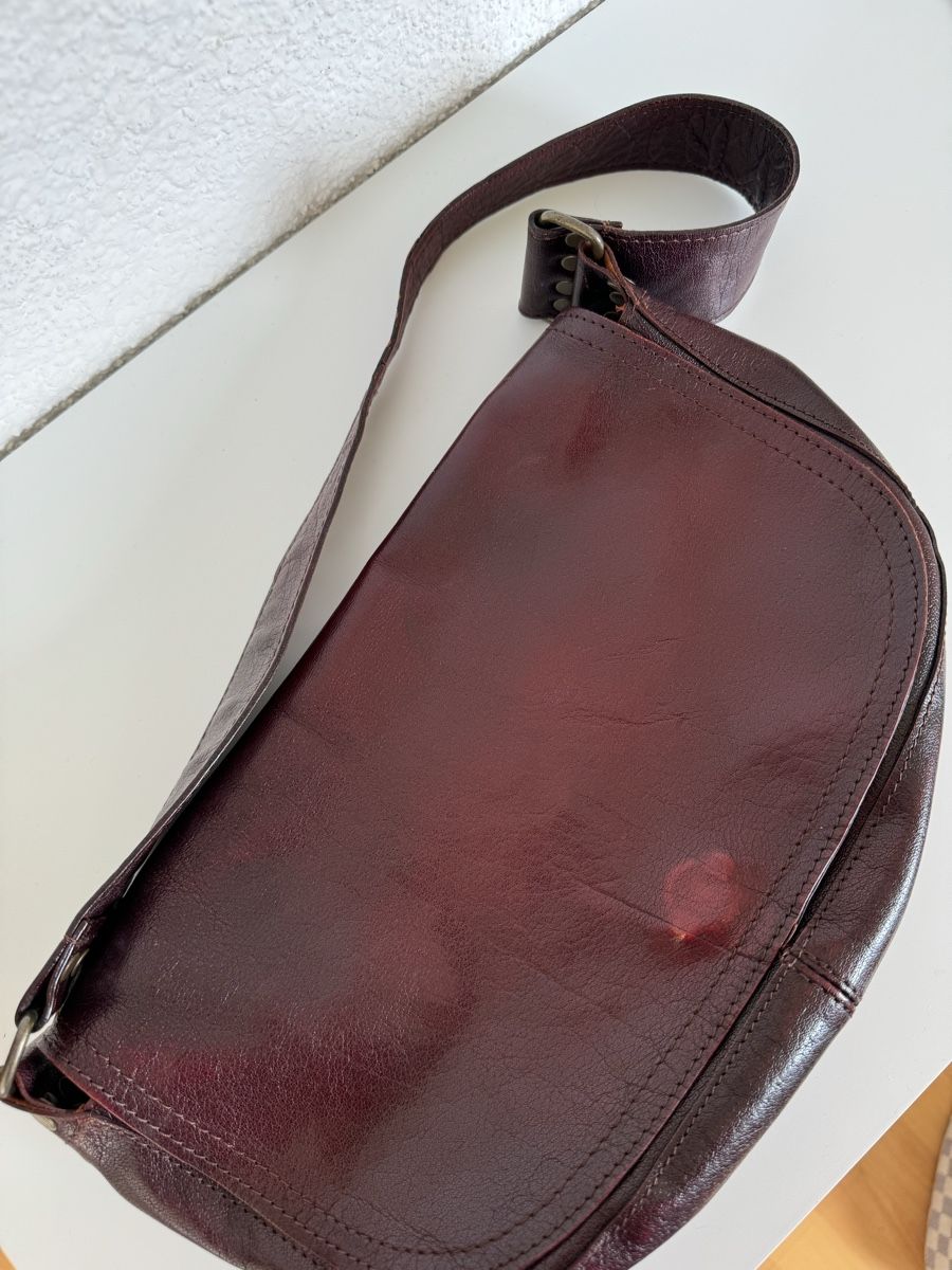 Borse: Vintage Leather Shoulder Bag MNG Mango – Usato da Sion venduto da sof_97f5 3