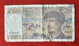 20 Francs Banque de France 1997