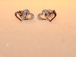Ohrstecker Silber925 / Silber-rosévergoldet925