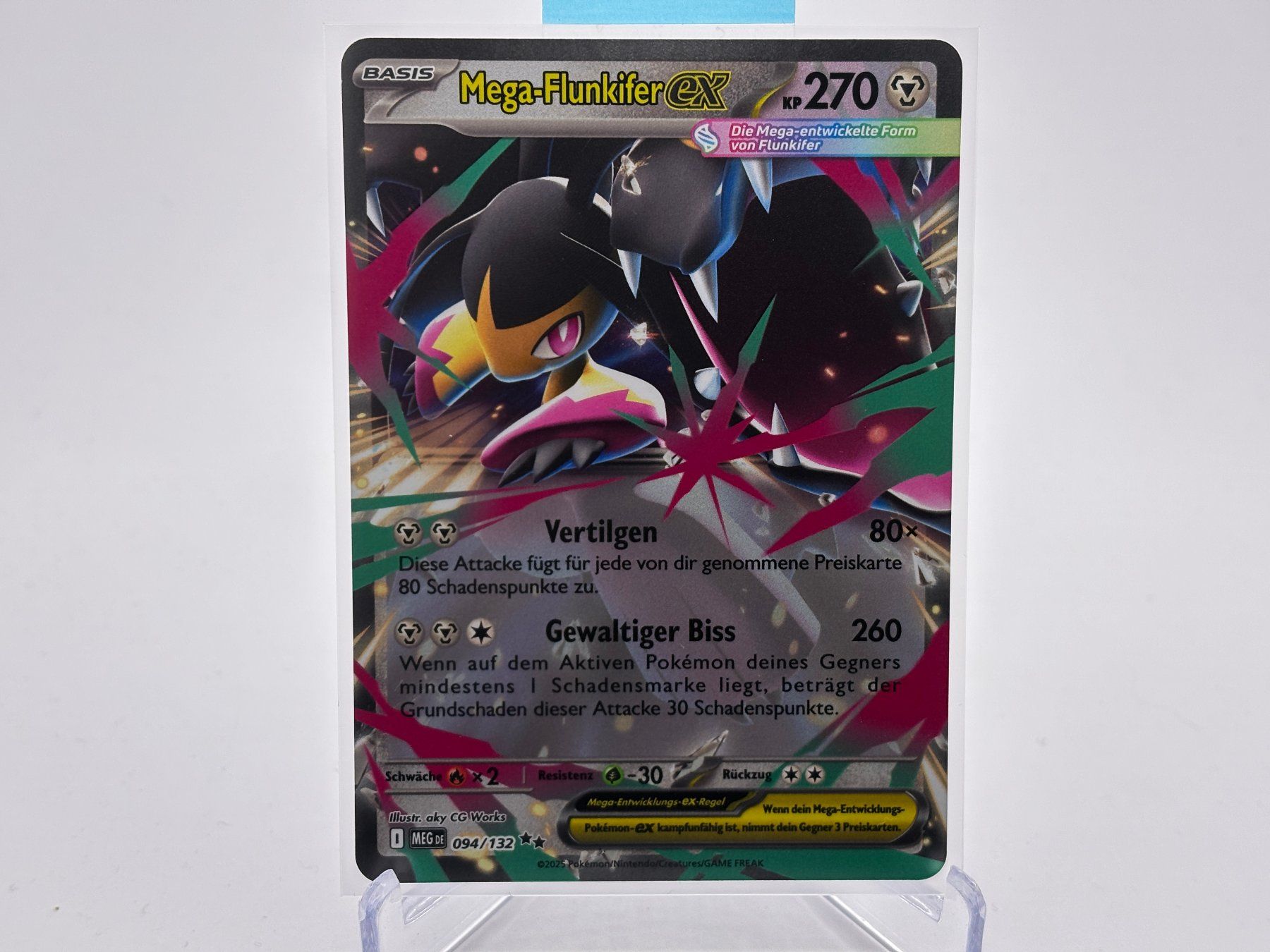 Pokémon Carte collezionabili: Mega-Entwicklung - Mega Flunkifer ex  (MEG 94) - DE – Nuovo (secondo la descrizione) da Allschwil venduto da Bullach
