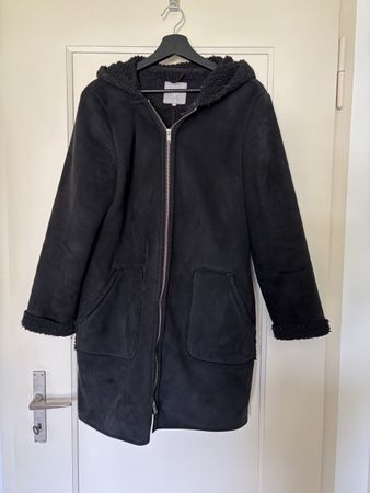 Wintermantel Schwarz