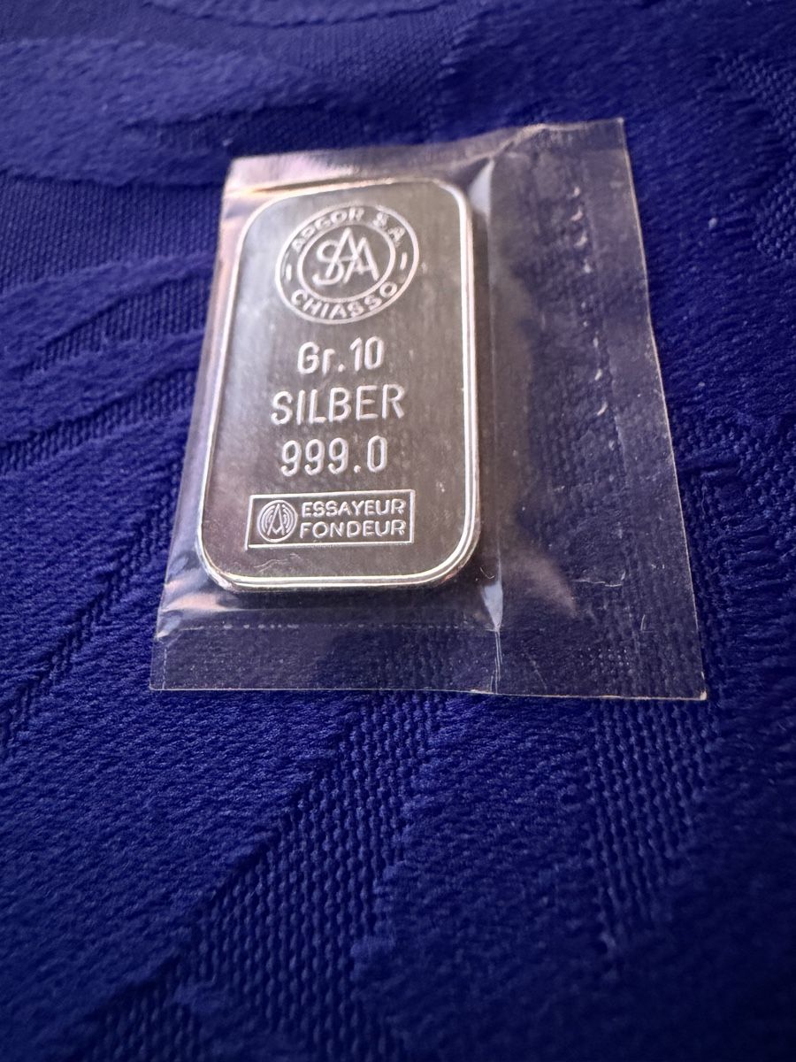 Metalli preziosi: 10 Gr. Silberbarren vac. Argor SA MO – Nuovo (secondo la descrizione) da Zug venduto da specki5