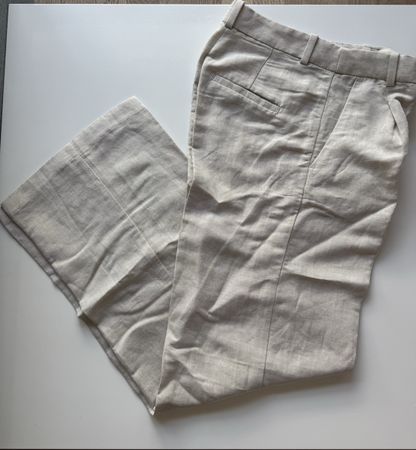 Hose aus Leinenmischgewebe