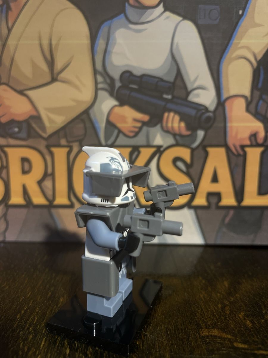 Star Wars Statuette: Star Wars Figur Wolfpack Captain Clone Trooper Lego-Komp. – Nuovo (secondo la descrizione) da Zufikon venduto da BrickSales 1