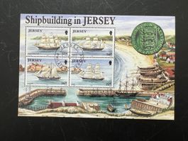 Shipbuilding in Jersey 1992 Michel Block 6  Erstag  (A807)