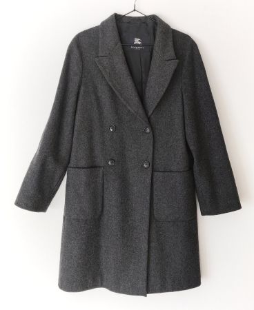 BURBERRY 100% Wool Mantel Jacke Blazer Gehrock Wolle 34/36