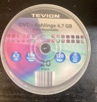 20 Tevion DVD+R Rohlinge 4.7 GB - Neuwertig & Originalverpac
