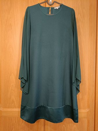 Elegantes tannengrünes Kleid Gr. 36 Maddison Top Zustand
