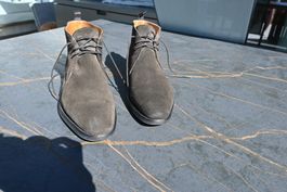 Yanko braune Rauleder Chukka Stiefel Grösse 43 (UK9/US10)