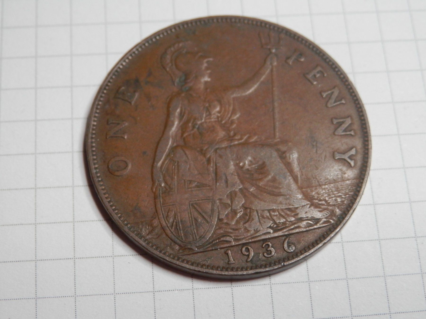 Tutti le monete: Großbritannien 1 Penny, 1936 – Usato da Weiach venduto da weiach81 1