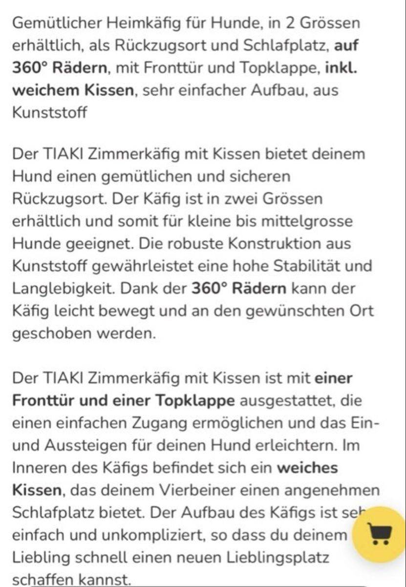 Cages, transport & sécurité: Hundebox – D'occasion à Brüttisellen par Elmasniari 4