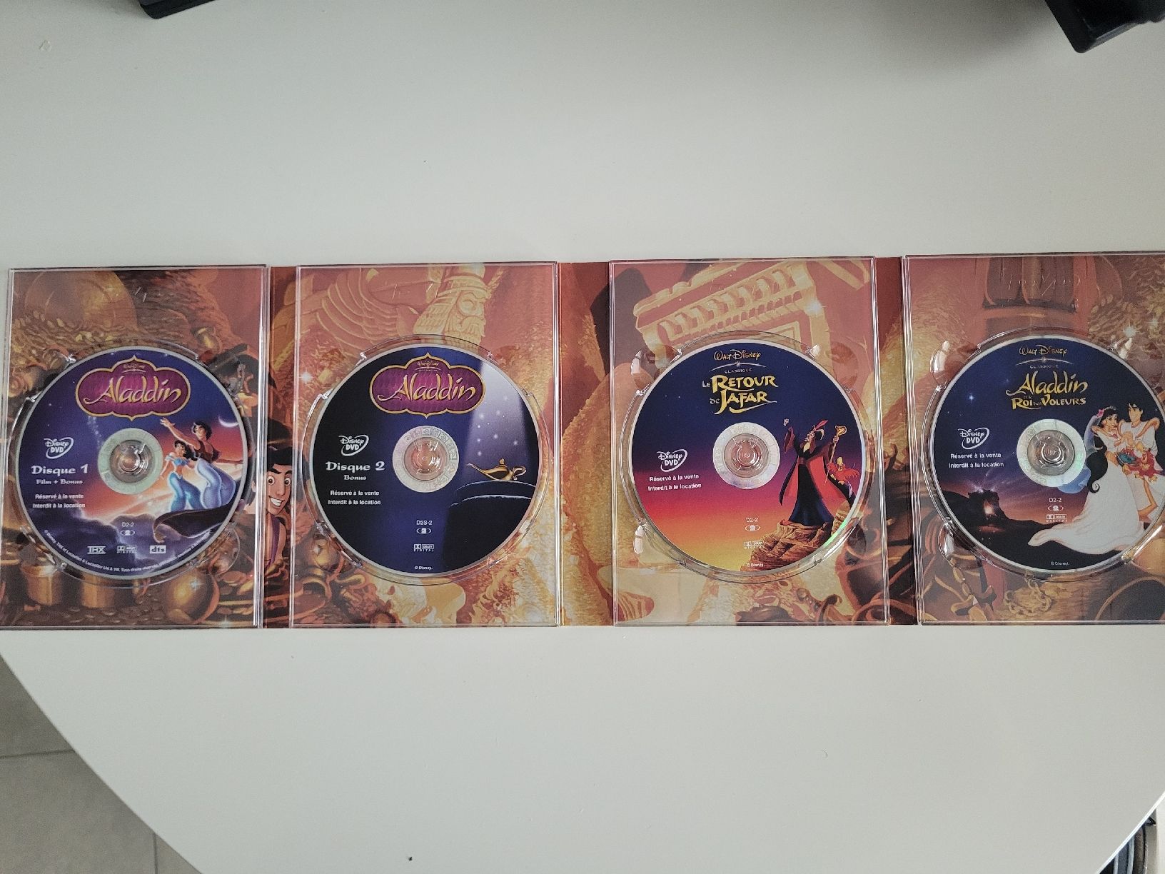Tutti i DVDs: Coffret Aladdin la trilogie - Edition Collector DVD – Usato da Morges venduto da PascRoch 1