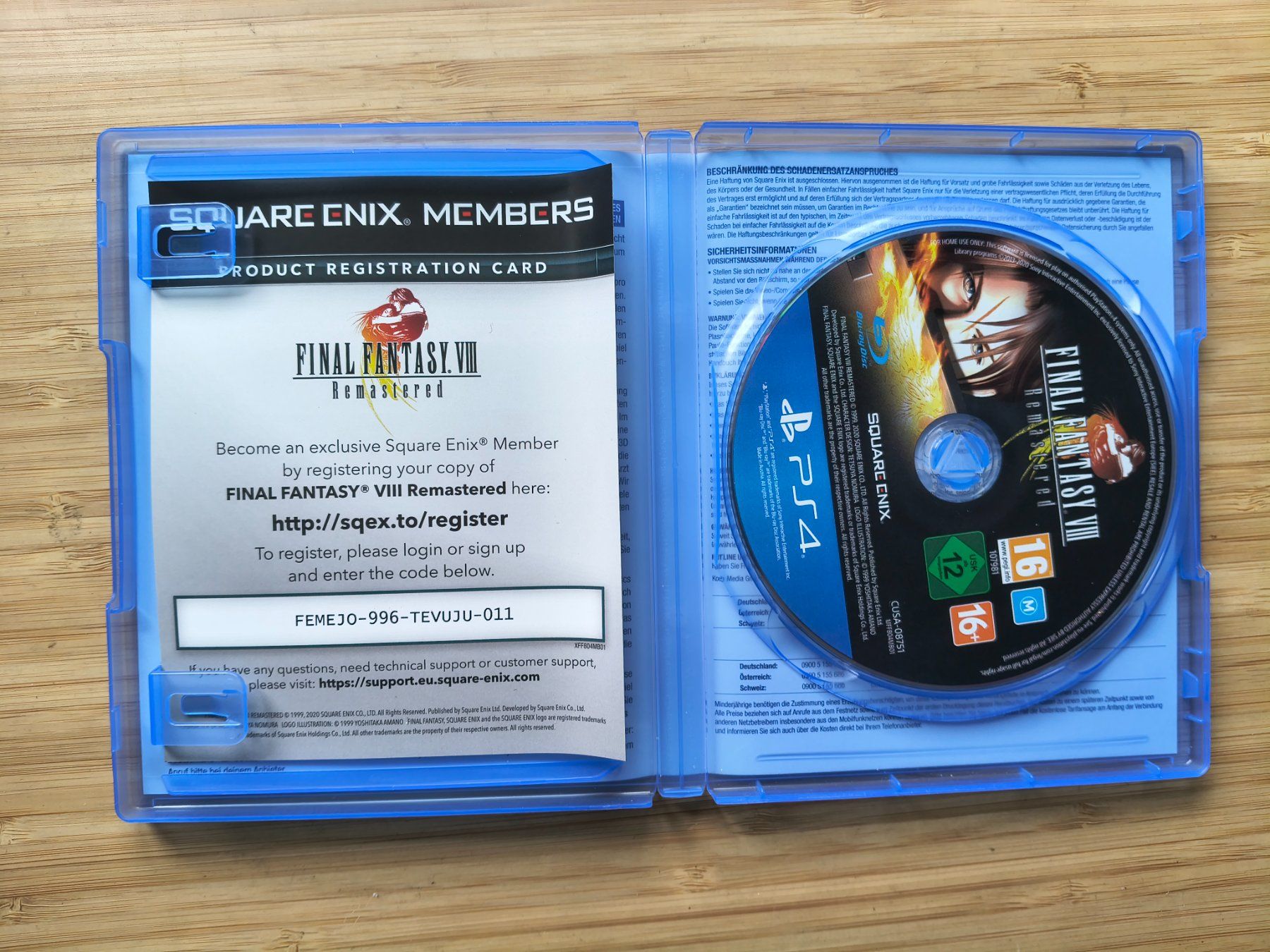 Spiele: Final Fantasy 8 Remastered (PS 4) – Gebraucht aus Riedholz von ste_96cd 2