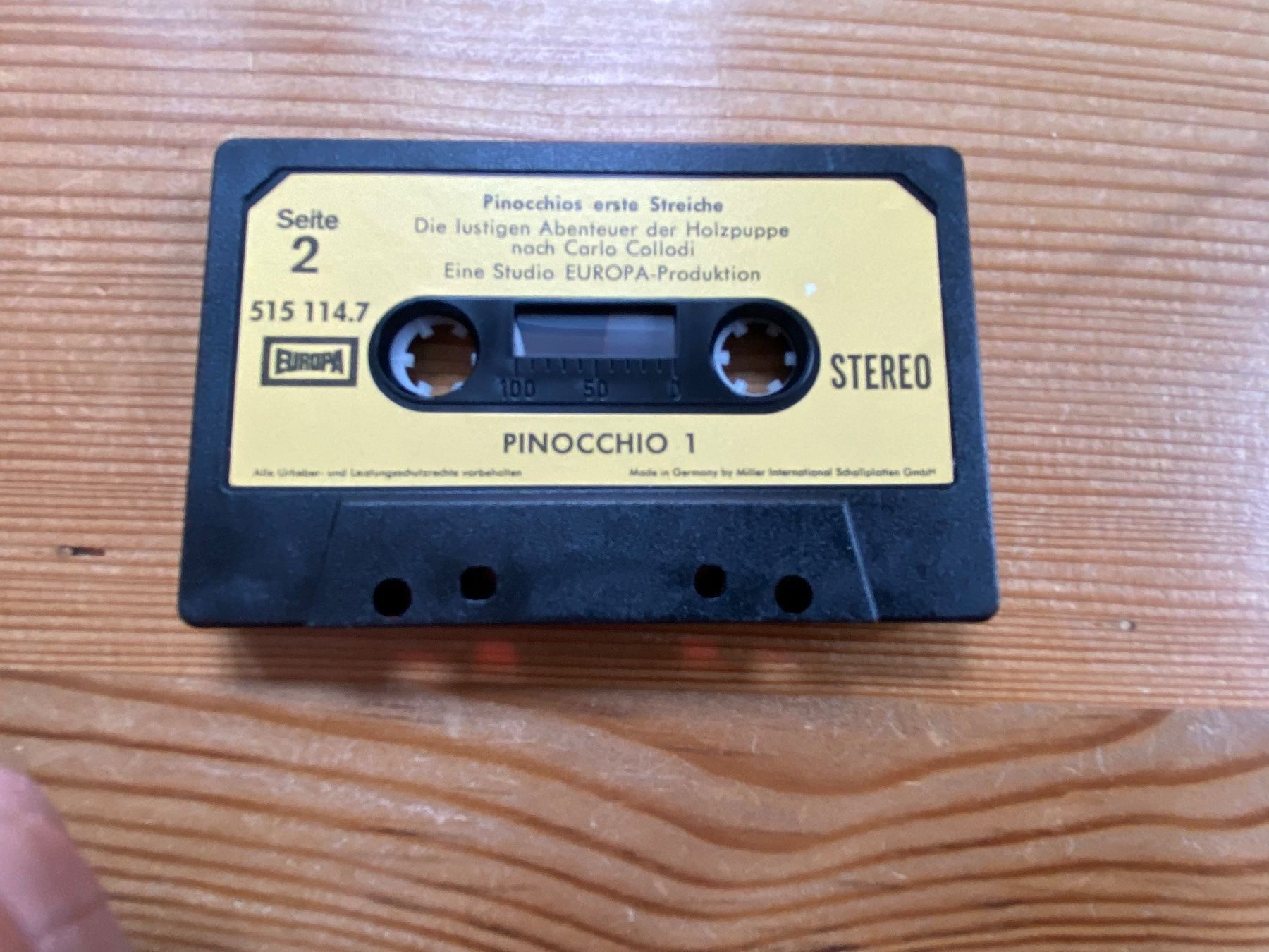 Musicassette: Kassette - Pinocchio (1) – Usato da St.Gallen venduto da kingsamas 6
