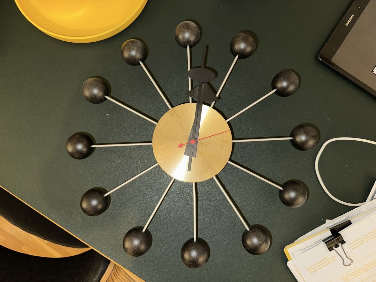 Vitra Orologi da terra & Orologi da parete: Eames Vitra Nelson Ball Clock Wanduhr – Usato da Kreuzlingen venduto da Bchicks 1