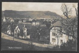 Baden seltene Teilansicht mit Wohnhäusern