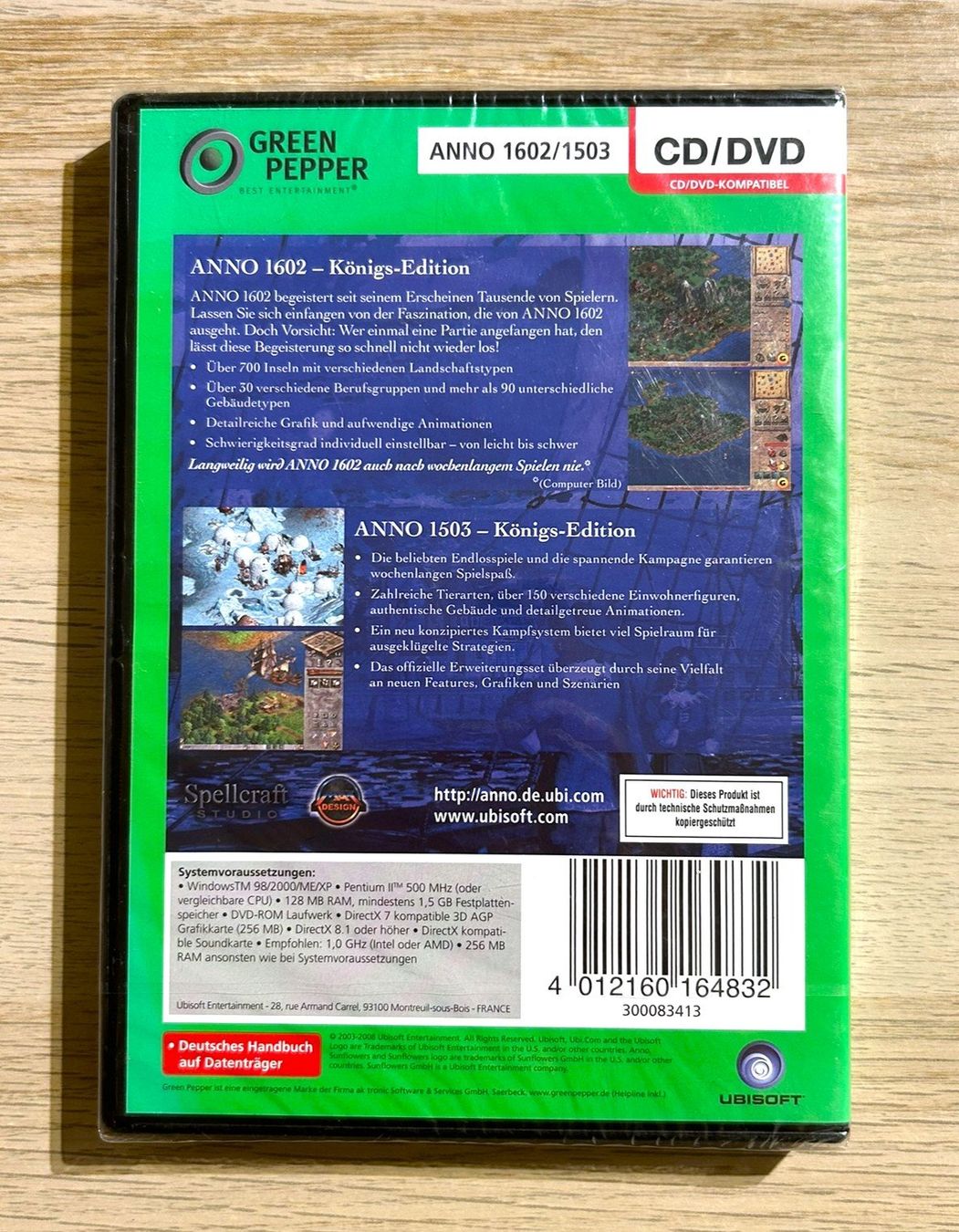 Microsoft Giochi: Anno 1602/1503 Königs-Edition PC NEU – Usato da St. Gallen venduto da Alpine.Arcade 1