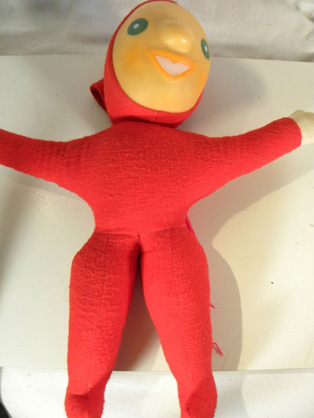 Puppen: Alte rote Original-Knorrlifigur – Gebraucht aus Reinach von Cargill 5