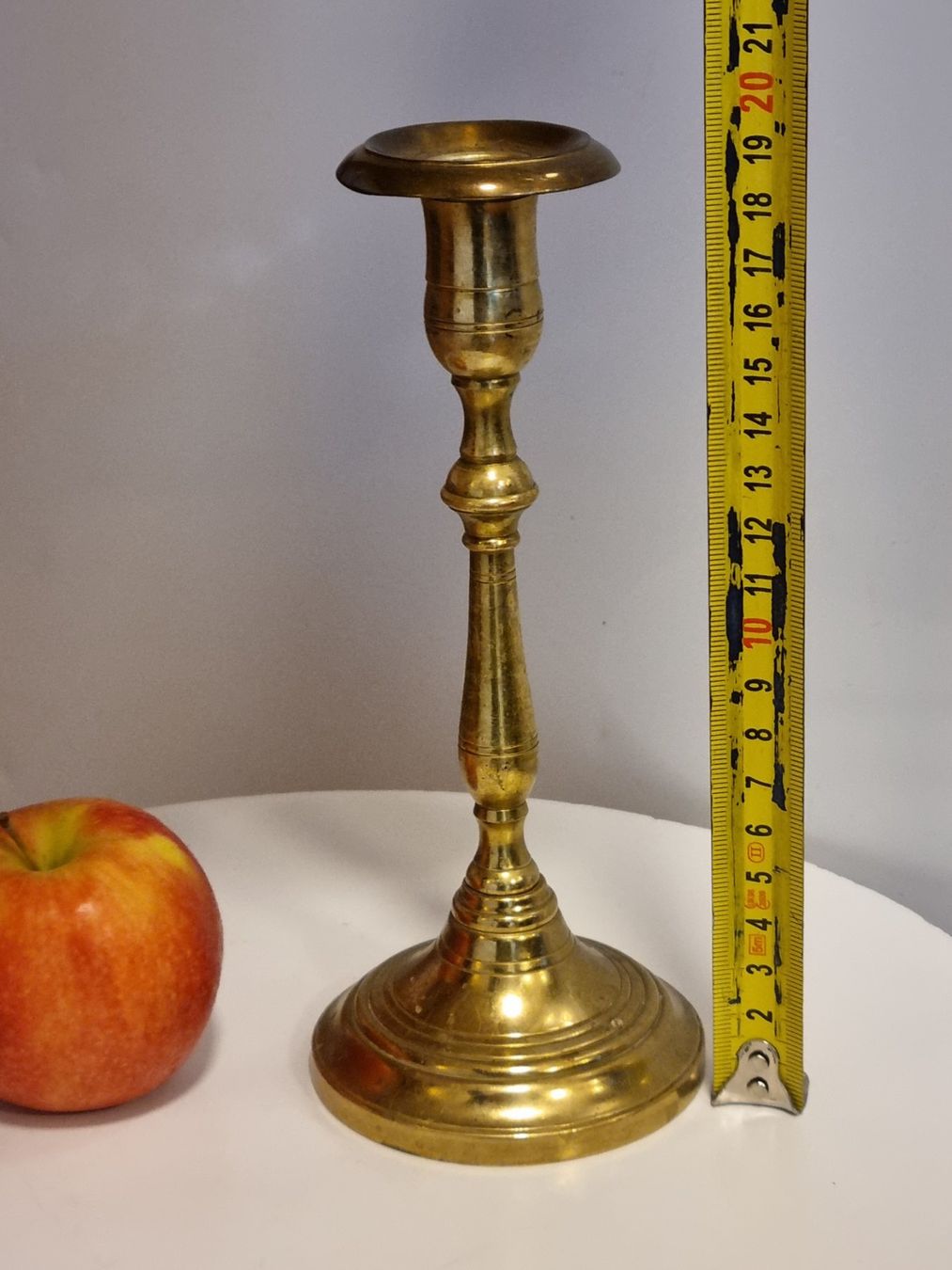 Portacandele: Vintage Messing-Kerzenständer 20 cm – Usato da Scharnachtal venduto da devin03 2