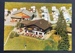 Camping Jaunpass, Restaurant Taverne, Flugaufnahme
