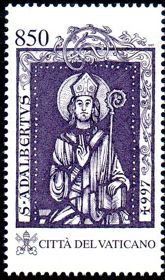 Tutti i francobolli: ** POSTFRISCH ** VATIKAN ST. ADALBERT VON PRAG 1997 - 2A58 – Nuovo (secondo la descrizione) da Losone venduto da EM2019