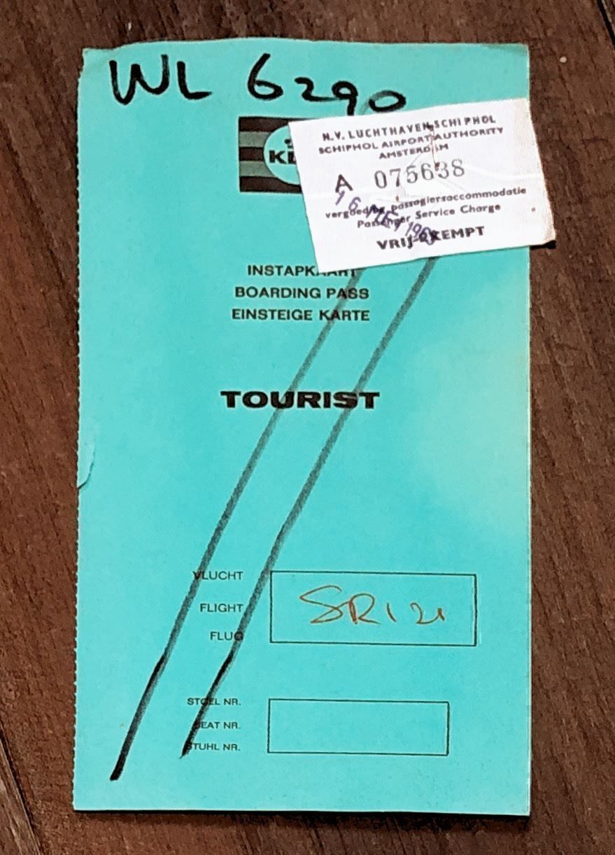 Biglietti: uraltes Billet SWISSAIR 1965 – Usato da Lufingen venduto da Rac0