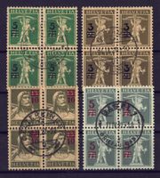 Lot Aufbrauchausgaben mit Zentrumsstempel ab Fr.1.--