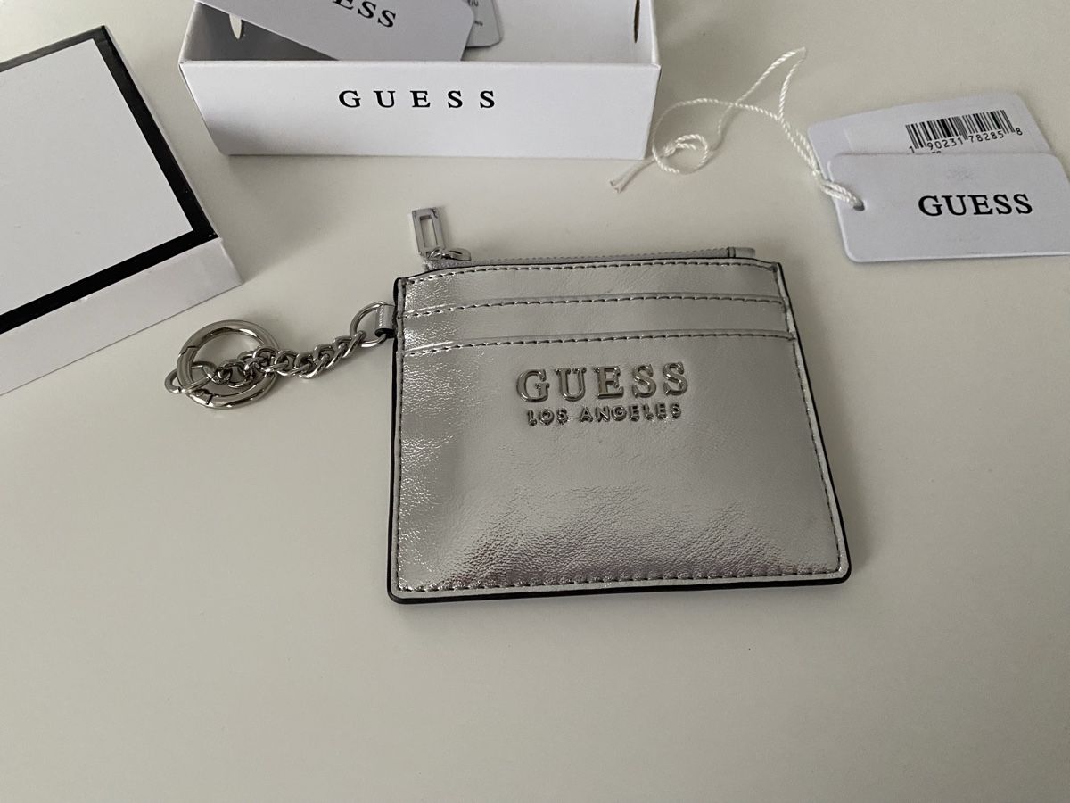 Guess Altro in  Abbigliamento & Accessori: Guess Zip Coin Pouch Münz und Kartenhalter – Nuovo e nell'imballaggio originale da Pregassona venduto da anaia01 5