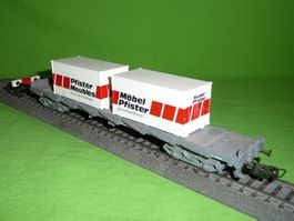 SBB Vierachs-Typ Rs, Container  MÖBEL PFISTER  Märklin 4668