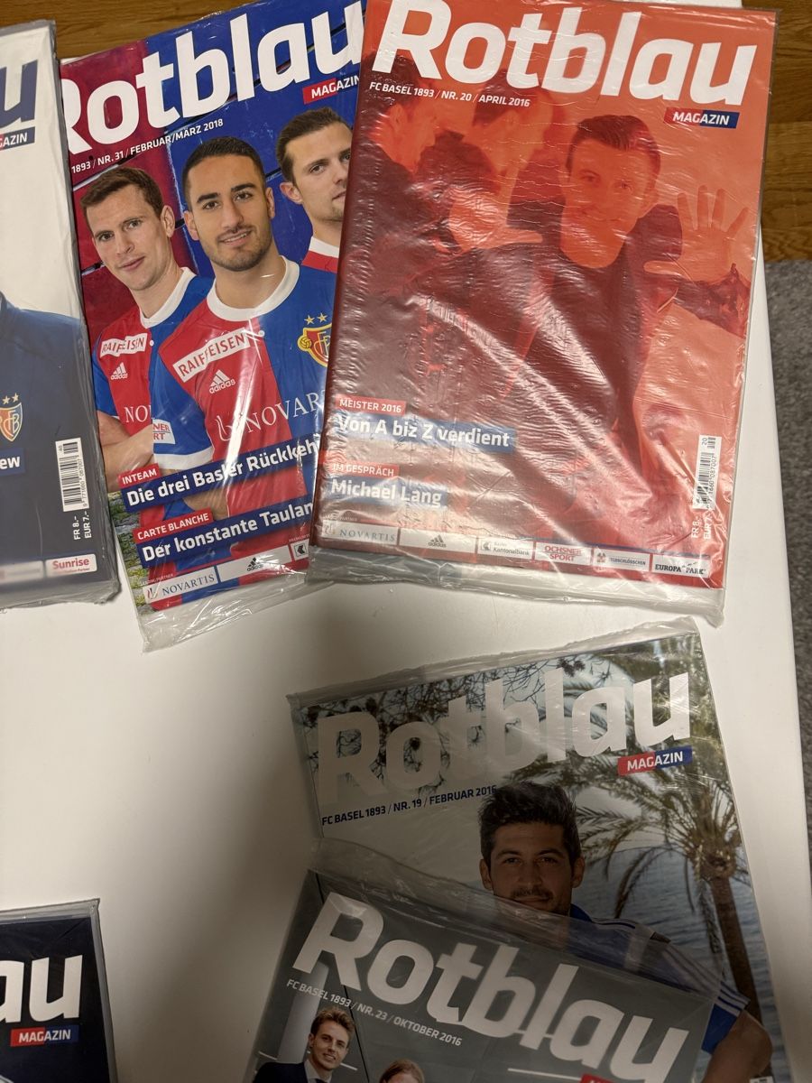 Riviste & Magazine: FC Basel Fussball Hefte Neu – Nuovo e nell'imballaggio originale da Basel venduto da momo.st 2