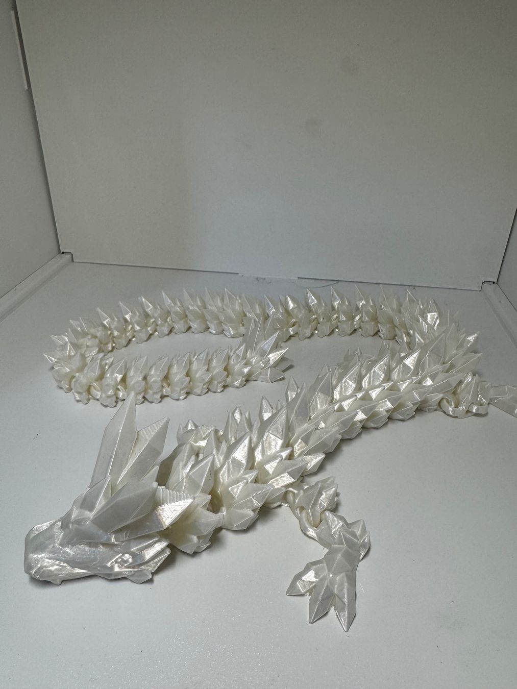 Figuren: Dragon blanc brillant , Unique et Original! – Neu (gemäss Beschreibung) aus Vicques von PAMB3D 1
