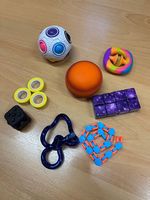 Diverse farbige Fidget Toys
