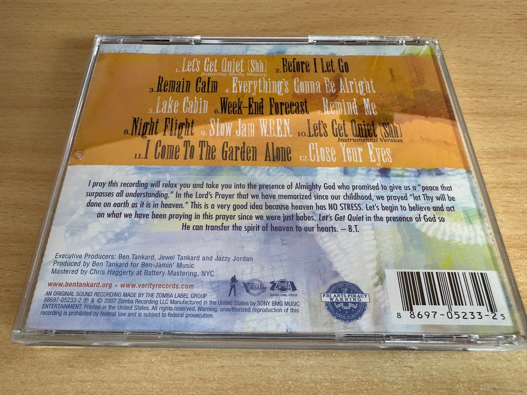 CD: Ben Tankard - Lets Get Quiet - The Smooth Jazz Experience – Usato da Rikon im Tösstal venduto da Alpenmutz 1