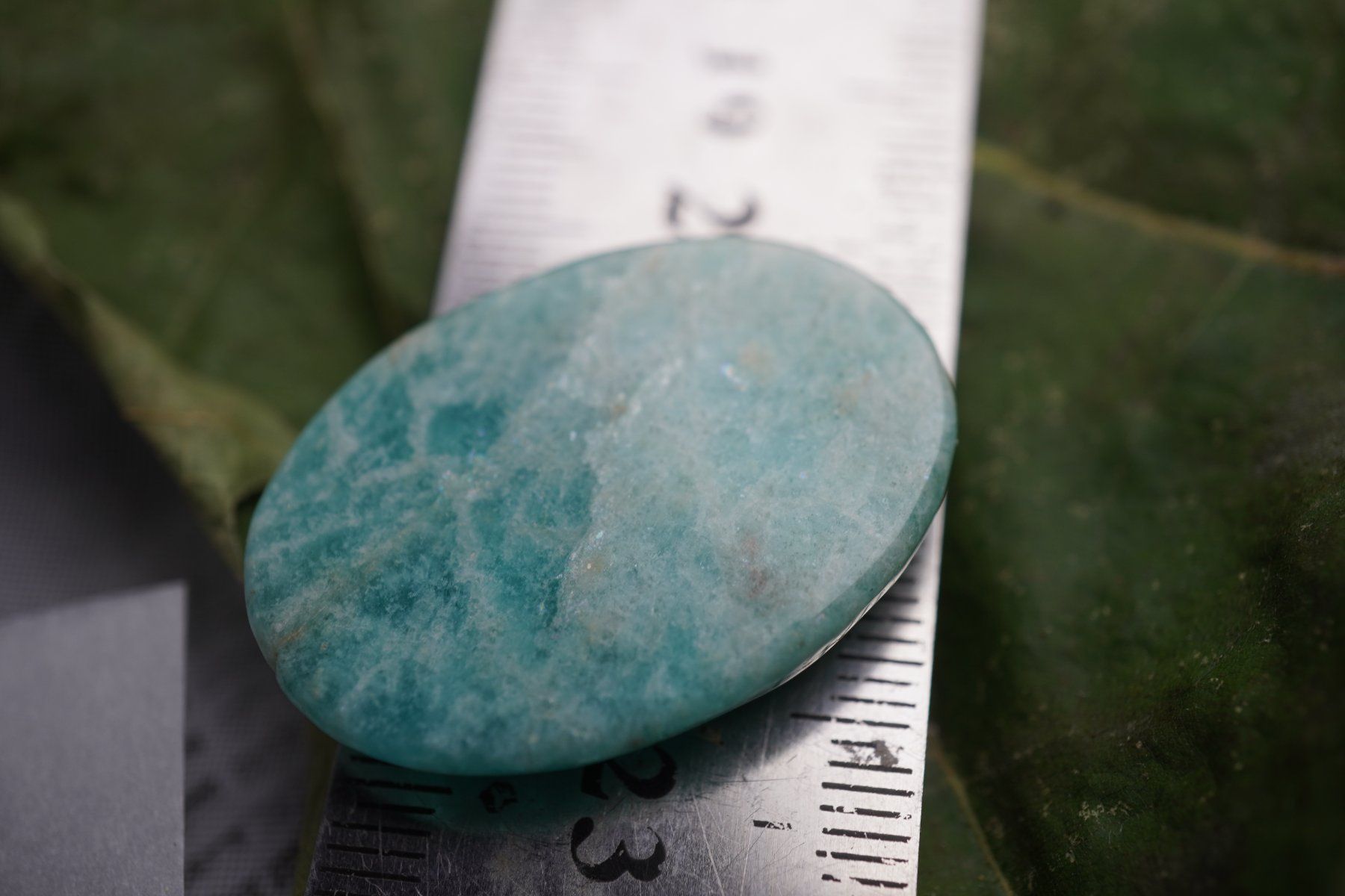 Minerali & Pietre curative: Amazonit       Cabochon 39ct  ab 1.- – Nuovo e nell'imballaggio originale da Eschenbach SG venduto da topstone 4