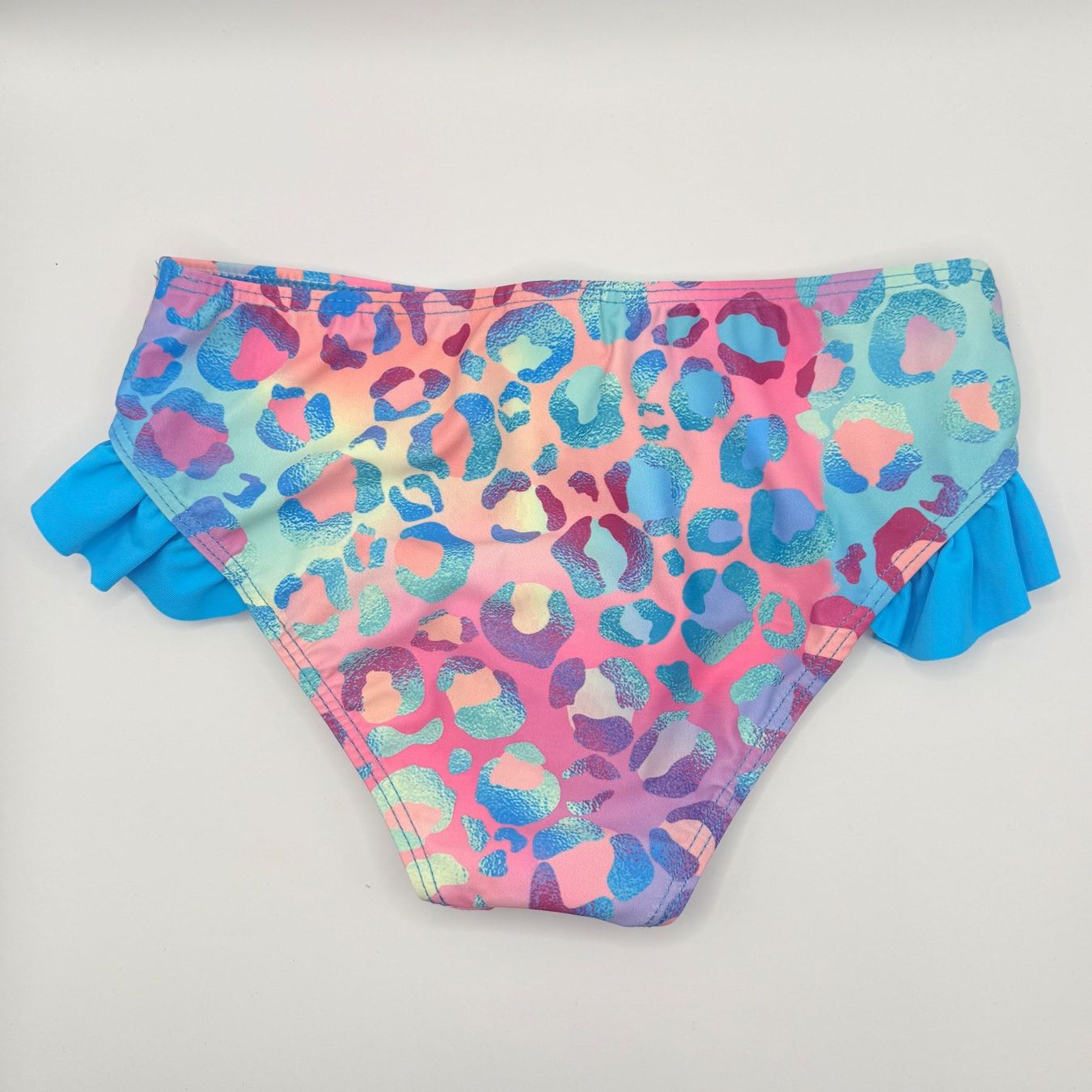 Costumi da bagno & Bikini: Buntes Mädchen Bikini Set mit Leoprint, Grösse 130 – Nuovo e nell'imballaggio originale da Jonen venduto da BMWE369 1