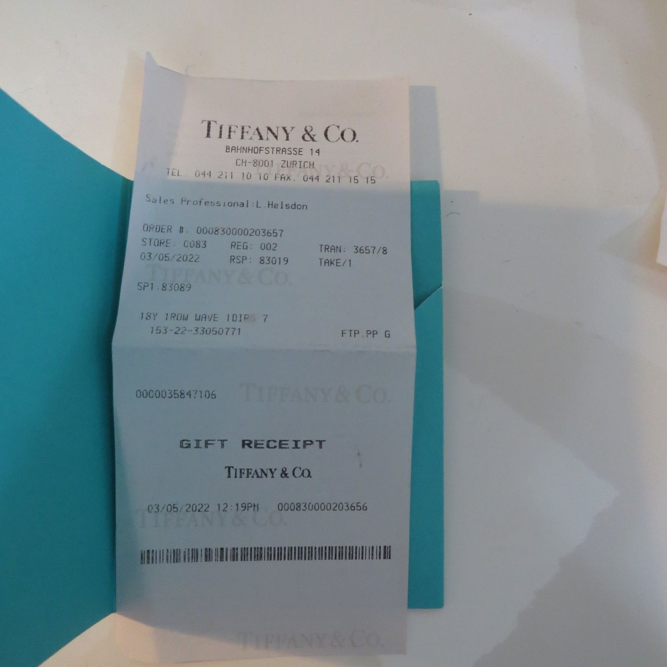 Tiffany & Co. Anelli: Tiffany & Co Elsa Peretti Wave Single-row Diamond Ring – Nuovo (secondo la descrizione) da Einsiedeln venduto da rotgypsy1969 2