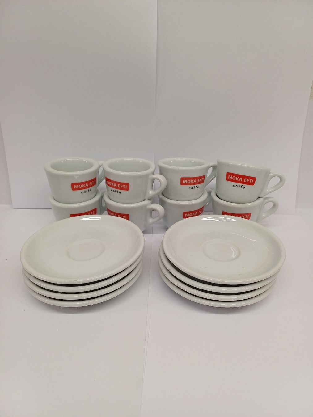 Tassen: 8 Espresso Tasse und Teller von Moka Efti – Gebraucht aus Landquart von brax90