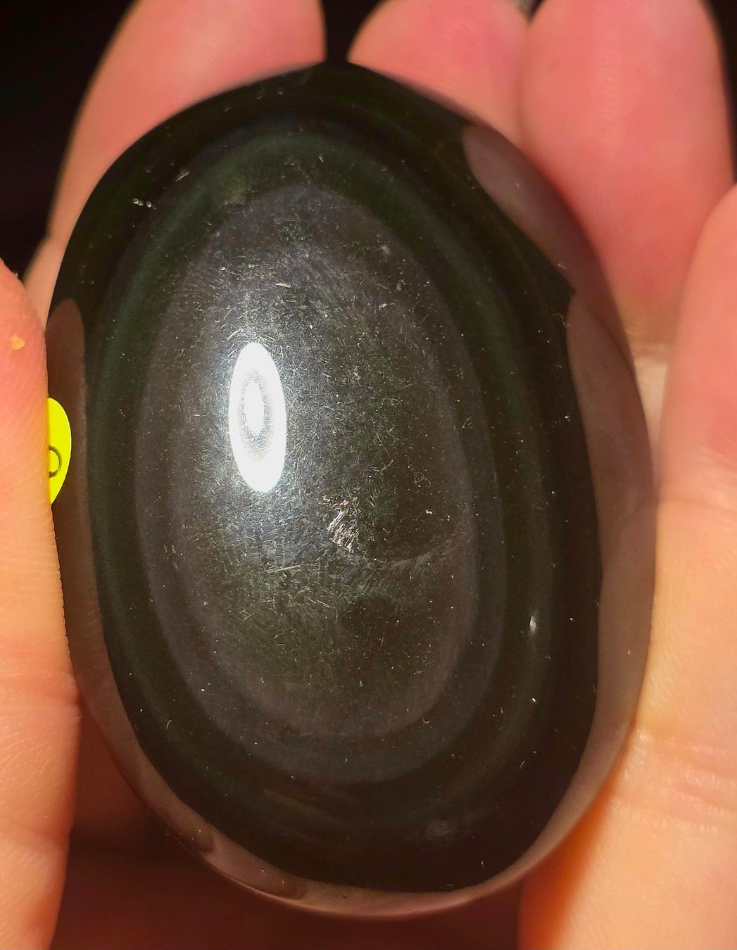 Minerali & Pietre curative: Regenbogen Obsidian Handschmeichler 66g – Nuovo e nell'imballaggio originale da Matzingen venduto da Shay_Crystalz