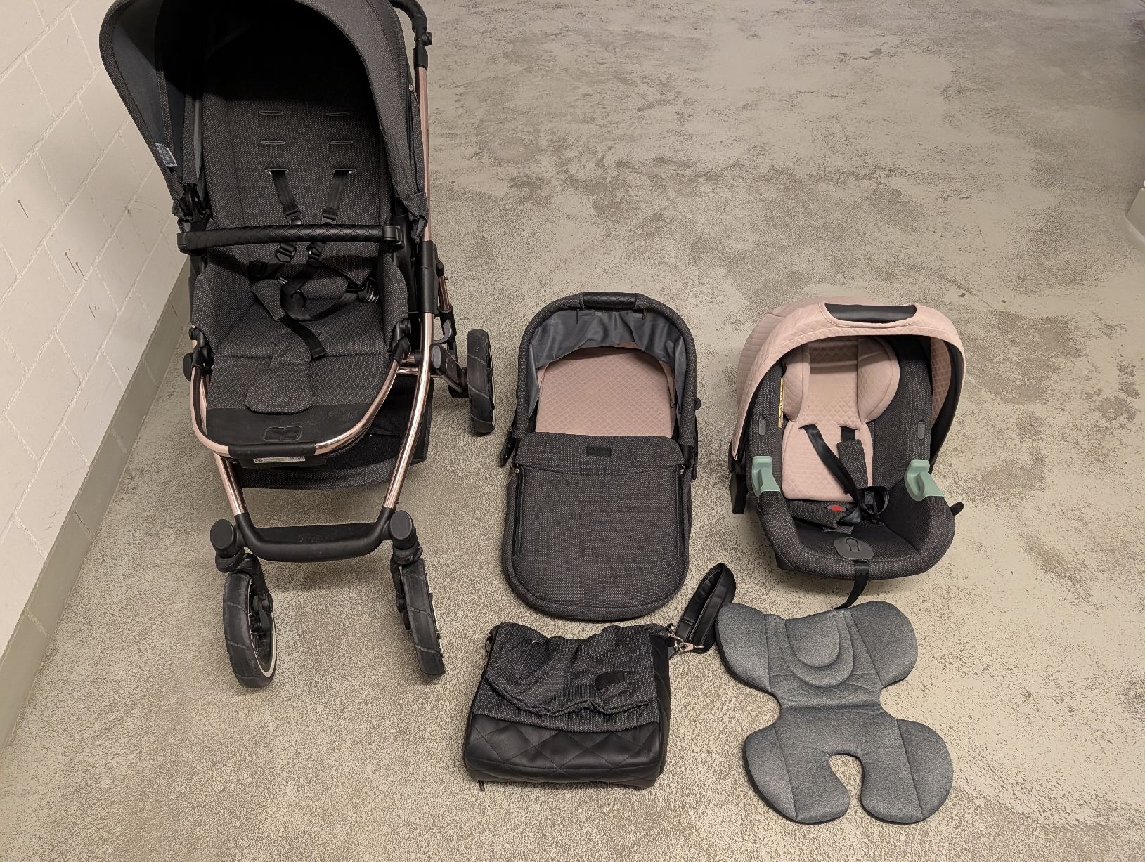 ABC Design Kinderwagen: Kinderwagen ABC Design Set mit Babyschale  – Gebraucht aus Oftringen von deidju13 1