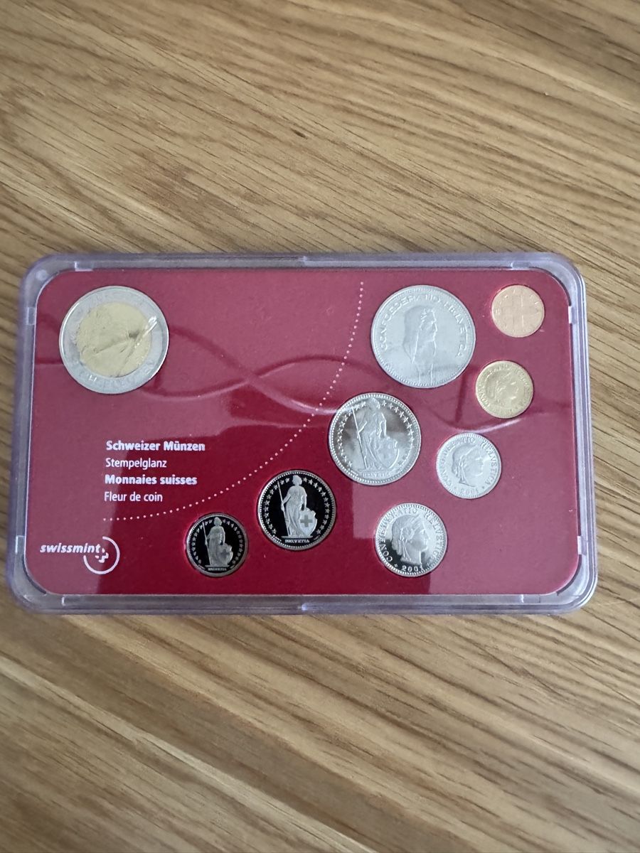 Toutes les monnaies: Schweizer Münzsatz 2001 Brilliant uncirculated OVP  – Neuf avec emballage d'origine à Basel par triniswiss68 2
