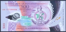Vanuatu 500 Vatu 2017 P-18 UNC